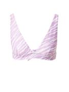 Hunkemöller Bikinitoppi  vaaleanvioletti / valkoinen