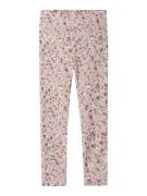 NAME IT Leggingsit  beige / kuusi / malva / roosa