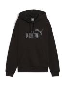 PUMA Urheilullinen collegepaita 'Ess+'  tummanharmaa / musta / hopea