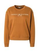 TOMMY HILFIGER Collegepaita  konjakki / valkoinen