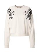 VERO MODA Collegepaita 'VMHELEN TRINA'  beige / musta