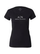 ARMANI EXCHANGE Paita  hopeanharmaa / musta