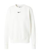 Nike Sportswear Collegepaita 'Phoenix Fleece'  ecru / musta