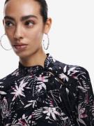 Desigual Mekko  kirkaanpunainen / musta / valkoinen
