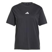 ADIDAS SPORTSWEAR Toiminnallinen paita 'Essentials'  musta / valkoinen