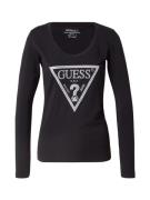 GUESS Paita  musta / hopea