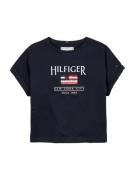 TOMMY HILFIGER Paita  marine / punainen / valkoinen