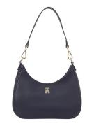 TOMMY HILFIGER Olkalaukku  marine / kulta