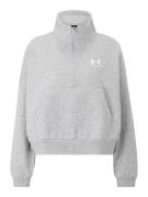 UNDER ARMOUR Urheilullinen collegepaita  harmaa / valkoinen
