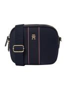 TOMMY HILFIGER Olkalaukku 'Poppy'  marine / punainen / offwhite