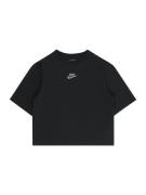 Nike Sportswear Paita  vaaleanharmaa / musta