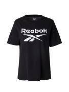 Reebok Toiminnallinen paita 'IDENTITY'  musta / valkoinen