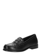 BRONX Loafer 'Friz-o'  musta / hopea