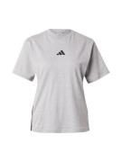 ADIDAS SPORTSWEAR Toiminnallinen paita 'Essentials'  harmaa / musta