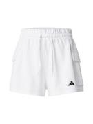ADIDAS SPORTSWEAR Urheiluhousut 'Essentials'  musta / valkoinen