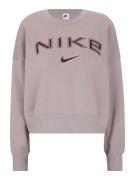 Nike Sportswear Collegepaita 'PHNX FLC'  malva / viininpunainen / valk...