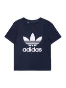 ADIDAS ORIGINALS Paita 'TREFOIL'  indigonsininen / valkoinen