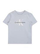 Calvin Klein Jeans Paita  vaaleansininen / musta / valkoinen