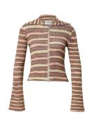 Monki Neuletakki  beige / ruskea / vaaleanruskea