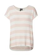 VERO MODA Paita  roosa / valkoinen