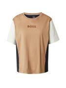 BOSS Paita 'Elpha'  beige / musta / valkoinen