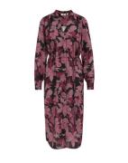 WE Fashion Mekko  roosa / vanha roosa / rubiininpunainen / musta