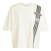 ADIDAS ORIGINALS Paita 'Adibreak'  musta / villanvalkoinen