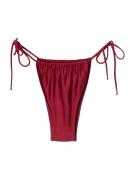 Bershka Bikinihousut  burgundin punainen