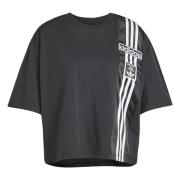 ADIDAS ORIGINALS Oversized paita 'Adibreak'  musta / valkoinen