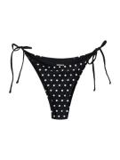 Bershka Bikinihousut  musta / offwhite