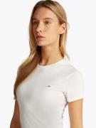Tommy Jeans Paita  pastellinpinkki / valkoinen