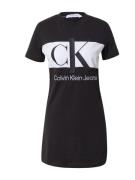 Calvin Klein Jeans Mekko  musta / valkoinen