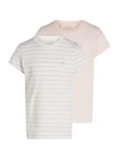 Calvin Klein Jeans Paita  vaaleabeige / laventeli / valkoinen