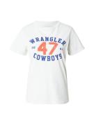 WRANGLER Paita 'REGULAR TEE'  sininen / oranssi / valkoinen