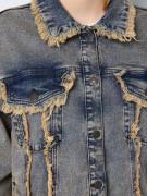 Noisy may Välikausitakki 'JENICE'  sininen denim