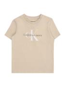 Calvin Klein Jeans Paita  taupe / musta / valkoinen
