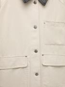 Pull&Bear Välikausitakki  ecru / musta