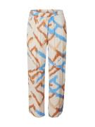 ONLY Carmakoma Housut  beige / sininen / ruskea