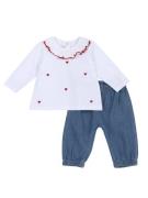 Chicco Setti  sininen denim / punainen / valkoinen