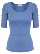 Influencer Paita ' Ribbed lurex pull '  sininen