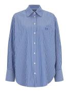 Gap Tall Pusero  sininen denim / valkoinen