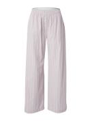 Monki Housut  vaaleansininen / vaaleanpunainen / offwhite