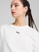 PUMA Toiminnallinen paita 'Ess'  musta / valkoinen