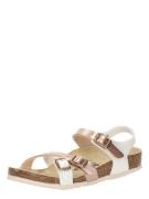 BIRKENSTOCK Sandaalit 'Kumba'  kulta / valkoinen