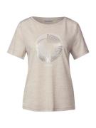 STREET ONE Paita  beige / hopea / valkoinen