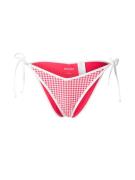 HOLLISTER Bikinihousut  punainen / valkoinen