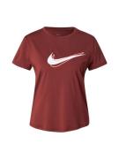 NIKE Toiminnallinen paita 'ONE SWSH'  oranssi / tummanpunainen / valko...