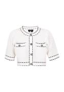 faina Neuletakki 'Fashion Look'  musta / offwhite