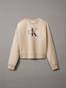Calvin Klein Jeans Collegepaita  beige / musta / valkoinen