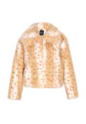 faina Talvitakki  beige / punainen / valkoinen